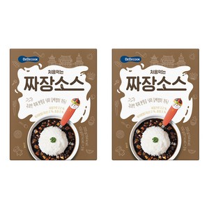 베베쿡 처음먹는 덮밥 소스, 짜장, 200g, 2개