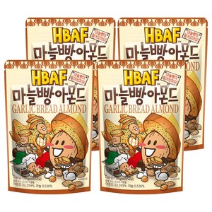 바프 마늘빵 아몬드, 120g, 4개