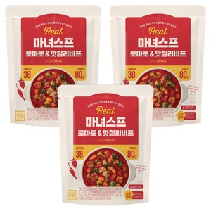 한끼통살 실온 마녀스프 토마토 & 핫칠리비프, 300g, 3개