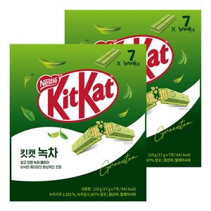 KitKat 녹차 비스켓, 119g, 2개