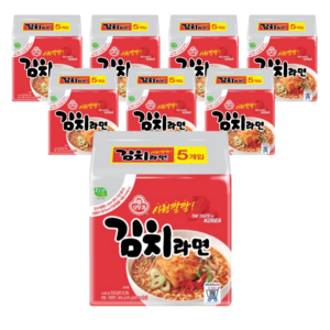 오뚜기 김치라면 120g, 40개, (상세페이지 참조 X 상세페이지 참조 X 상세페이지 참조)