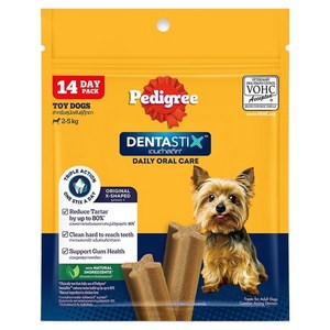 페디그리 강아지 덴타스틱 토이, 치아 관리, 120g, 1개
