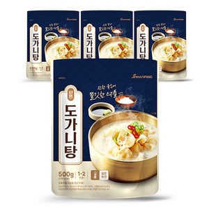 진한식품 바른 도가니탕, 500g, 4개