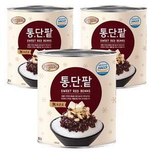 (주)동서 리치스 통단팥, 3kg, 3개