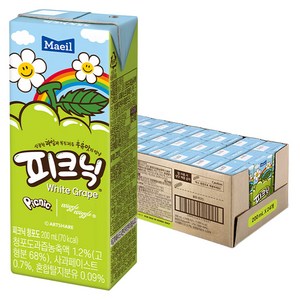 피크닉 청포도, 200ml, 24개