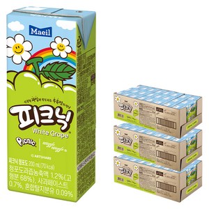 피크닉 청포도, 200ml, 72개