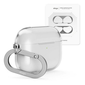 엘라고 클리어 행 케이스 + 철가루 방지 스티커 세트