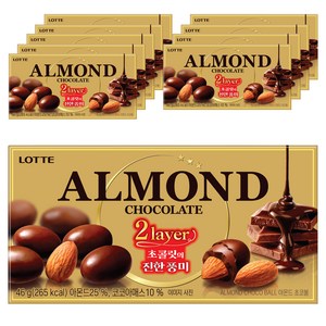 롯데제과 아몬드초코볼, 46g, 10개