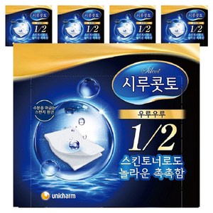 시루콧토 화장솜, 40매입, 5개