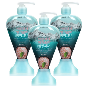 히말라야핑크솔트 담은 펌핑치약 아이스카밍민트, 285g, 3개