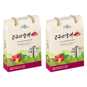 밀양한천 고구마양갱, 400g, 2개