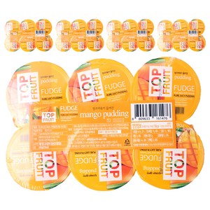 탑플룻 망고 푸딩 6개입, 690g, 5개