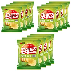 농심 포테토칩 오리지널, 40g, 12개