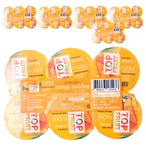 탑플룻 망고 푸딩 6개입, 690g, 6개