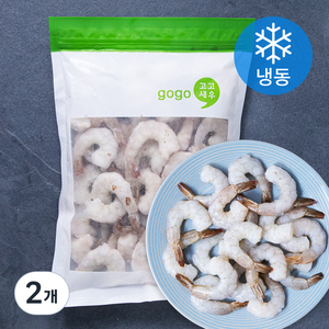 고고새우 생칵테일새우 26/30 (냉동), 600g(특대), 2개