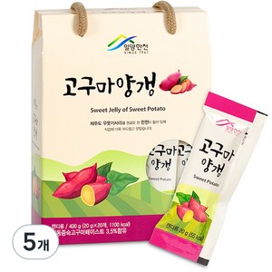 밀양한천 고구마양갱, 400g, 5개