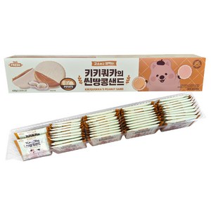 메타프레쉬 키키쿼카의 씬 땅콩샌드 50p, 400g, 1개