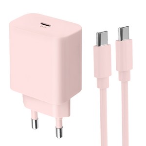 홈플래닛 25W PPS PD 3.0 초고속 충전기 + CtoC 케이블 1.2m