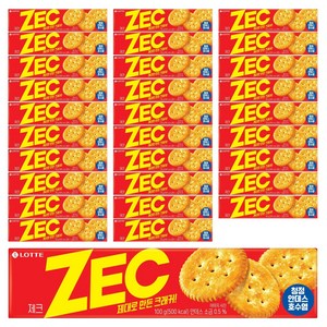 롯데웰푸드 제크 오리지날, 100g, 30개