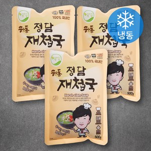 정성을담다 하동 재첩국 (냉동), 500g, 6개