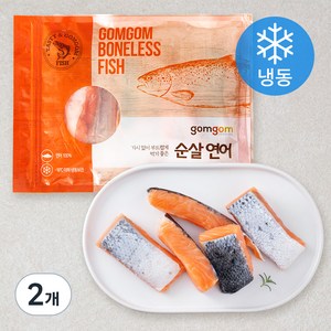 곰곰 순살 연어 (냉동), 300g, 2개