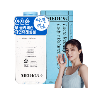 메디온 2.0 락토리메디 레이디스 밸런스 젤 여성청결제, 150ml, 1개