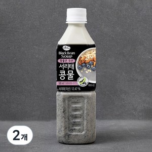 맑은물에 참좋은 국산 서리태콩물, 500ml, 2개