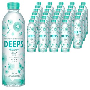 딥스 해양심층수 그린, 500ml, 80개