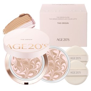 에이지투웨니스 디오리진 에센스 팩트 본품 12.5g + 리필 12.5g, 21호핑크라떼, 1개