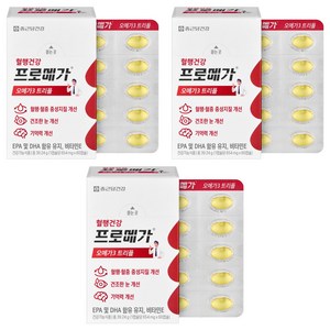 프로메가 오메가3 트리플 39.24g, 60정, 3개