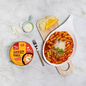 떡볶이의신 고소한치즈 컵떡볶이, 160g, 1개