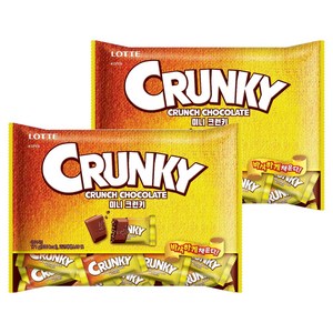 롯데웰푸드 미니 크런키, 171g, 2개