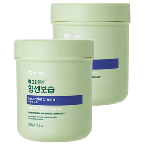 그린핑거 힘센보습 에센셜 유아크림, 500g, 2개