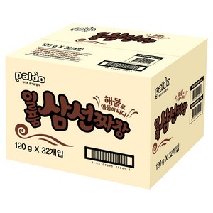 팔도일품 삼선짜장 120g, 32개, (상세페이지 참조 X 상세페이지 참조 X 상세페이지 참조)