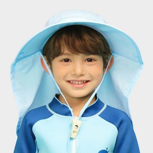 썬글레이드 유아동 UV 와이드 아쿠아 플랩캡