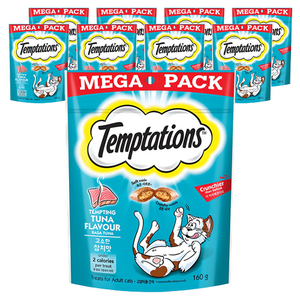 템테이션 고양이 스낵, 고소한 참치맛, 160g, 9개