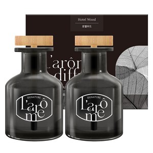 Larome 차량용 디퓨저 150ml, 호텔우드, 2개