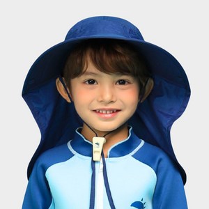 썬글레이드 유아동 UV 와이드 아쿠아 플랩캡