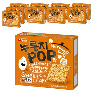 농심 누룽지팝, 142g, 10개