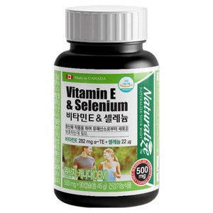 네추럴라이즈 비타민E 앤 셀레늄, 90정, 1개