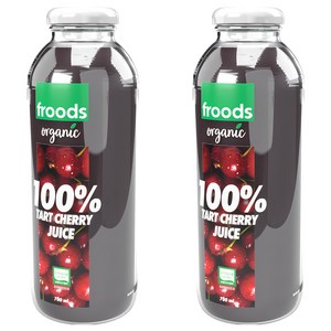 프루즈 유기농 타트체리 착즙주스, 700ml, 2개