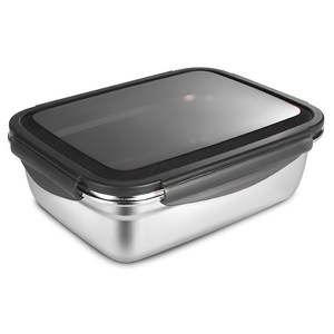 까사베니 연마제 없는 스테인레스 김치통, 1.8L, 1개