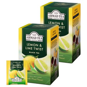 아마드티 레몬 앤 라임 트위스트 홍차 티백