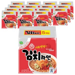 오뚜기 김치라면 120g, 80개