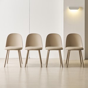 제이픽스 MJ 식탁의자, 브라운, 4개