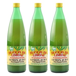 유로푸드 유기농 레몬 쥬스, 1L, 3개