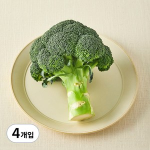 국내산 유기농 브로콜리, 1개입, 4개