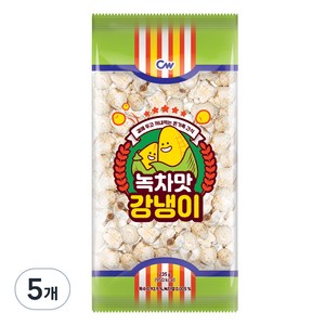 청우식품 녹차맛 강냉이, 5개, 235g