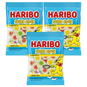 하리보 계란프라이 모양 젤리, 80g, 3개