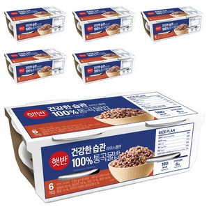 햇반 통곡물밥, 130g, 36개